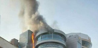 آتشسوزی در ساختمان «لیدوما» در شهرک غرب تهران