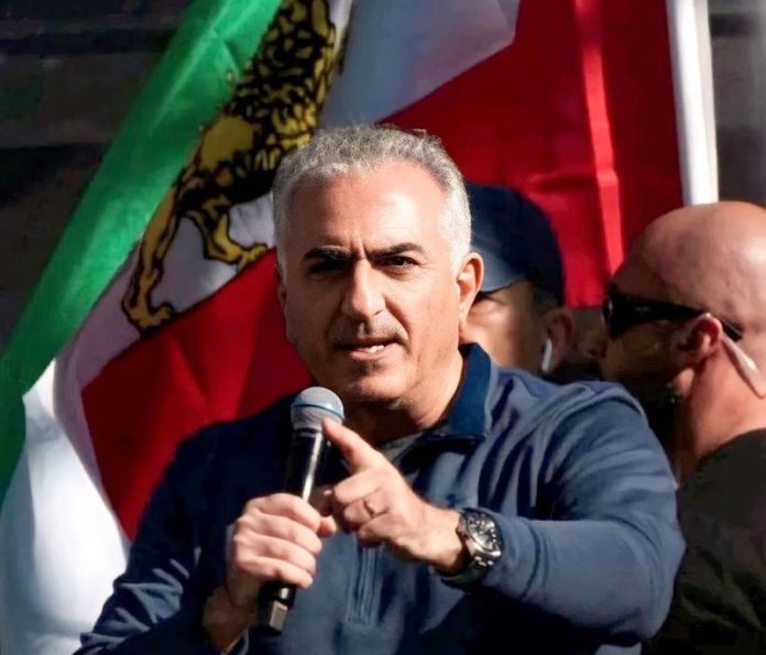شاهزاده رضا پهلوی / تظاهرات لس آنجلس / یکشنبه ۲۲ بهمن ۱۴۰۱