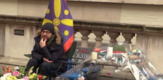 وحید بهشتی، ۳۱ روز اعتصاب غذا در مقابل وزارت خارجه بریتانیا برای قرار دادن سپاه در فهرست گروههای تروریستی