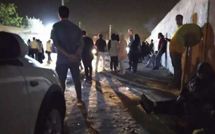 تجمع بستگان بازداشتشدگان مقابل ستاد فرماندهی امداد نیروی انتظامی، افسریه