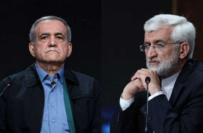 انتخابات جلیلی پزشکیان