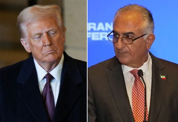 رضا پهلوی دونالد ترامپ
