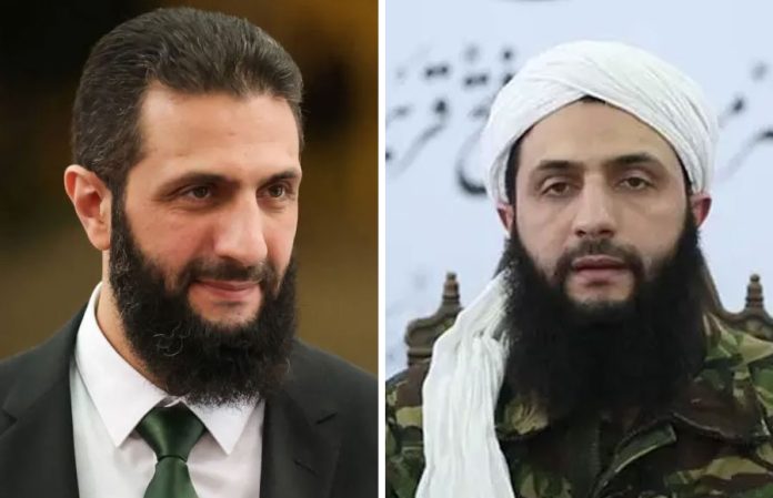 محمد الجولانی تروریست پس از تغییر جهادی به احمد الشرع رئیس دولت سوریه